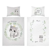 shumee Otroška posteljnina 100x135 Kitten Princes bombaž