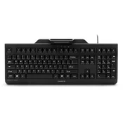 Cherry KC 1000SC tipkovnica s čitalnikom pametnih kartic, USB, črna