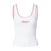 Abercrombie & Fitch Top rdeča/bela