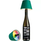 Sompex Top 2.0 Namizna LED-svetilka za steklenico 14 cm, zelena