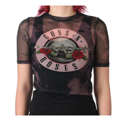 Metal ženska majica Guns N' Roses - Pink Tint Bullet Logo - ROCK OFF - GNRMCT142LB