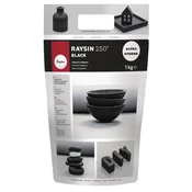 Rayher. Raysin 250 prah za vlivanje v kalupe, črn, 1 kg