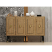 HANAH HOME Komoda Hartin Sapphire Oak Gold