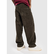 REELL Baggy Kavbojke dark green cord