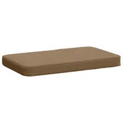 Vidaxl Blazina za klop - 1 kos VUGHT 100% poliester Taupe