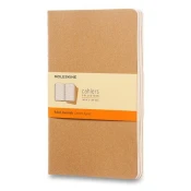 Moleskine Beležnice Cahier L, linijirane, 3 kosi, karton