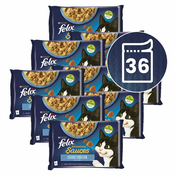 Vrečke FELIX Sensations trska, sardine 36x85 g
