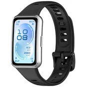 GS Silikonski pašček za Huawei Band 11/11 Pro, črne barve