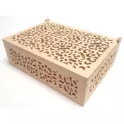 Izrezljana škatlica velika 232x172x82 mm (leseni proizvodi)