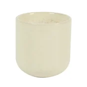 shumee Sveča Glaze S bela V KERAMIČNEM OHISJU 9 x 9 x 9 cm