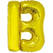 GoDan FOLIJA BALON ČRKA B, 85 cm, ZLAT