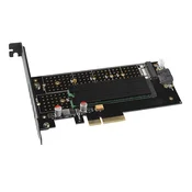 AXAGON PCEM2-DC PCIE NVME+NGFF M.2 ADAPTER