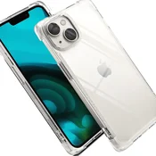 RINGKE Zaščitni etui z odprtinami za vrvico za iPhone 14 Plus 6,7 FUSION BUMPER CLEAR