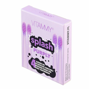 Vitammy SPLASH, Rezervni ročaji za zobne ščetke SPLASH, vijolične /, 4 kos