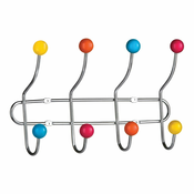 Kovinski stenski obešalnik v srebrni barvi Plastic – Premier Housewares