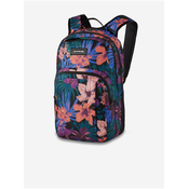 Womens Black Flowered Backpack Dakine Campus Medium 25 L - Women