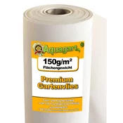 Aquagart 130 m2 vrtni flis plevel flis plevel folija za mulčenje 150 g/m2 bela 1 m široka, (22074015)