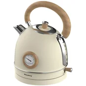 slomart Električni kuhalnik Klausberg KB-7906, 1,8 L, inox, termometer, krem/les