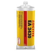 Loctite EA 3430 50 ml 1:1 dvokomponentno 5-minutno epoksidno lepilo, univerzalno, prozorno, vodoodporno, srednje viskoznosti, za steklo, dekorativne plošče, vitrine