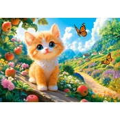 Castorland - Puzzle Sprehod mačkona - 500 kosov