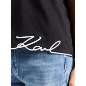 KARL LAGERFELD Majica B1W17031 Črna Relaxed Fit