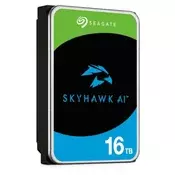 SEAGATE SkyHawk AI 16TB disk, 8.89cm (3.5), SATA 6Gb/s, 7200 obratov/min - ST16000VE004
