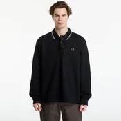 Mikina FRED PERRY Tipped Collared Sweatshirt Black L