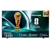 Hisense Televizor 85U7Q 85, MiniLED, 4K UHD, 144 Hz, Smart, Vidaa, Crni