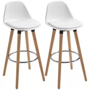 Homestar Set barskih stolov 2 kosa 385x425x91 cm bela