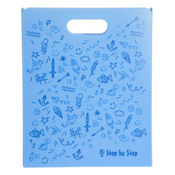 Mape za zvezke Step by Step, prozorne, modre