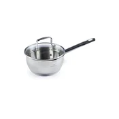 ROSMARINO Rosmarino kozica Pour&Cook II s stekleno pokrovko – 1,2 L, 16 cm, (5000257804)