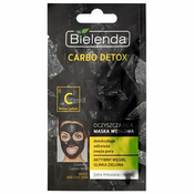 Bielenda Carbo Detox Active Carbon maska za cišcenje s aktivnim ugljenom za mješovitu i masnu kožu lica 8 g