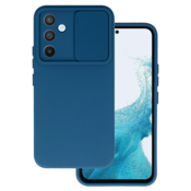 Onasi Lens Cover silikonski ovitek zaščita za Samsung Galaxy A05s - moder