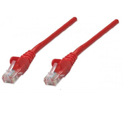 Intellinet RJ45 omrežni priključni kabel CAT 6 S/FTP [1x RJ45-vtič - 1x RJ45-vtič] 10 m rdeč pozlačeni zatiči Intelline