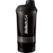 BIOTECHUSA Šejker, Crni, 3 dela, 650ml