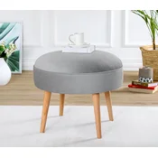 Atelier del Sofa Tabure 52x44cm, Sivo