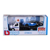 BBurago Avto/tovornjak vlečni tovornjak + avto 1:43 kovina/plastenke 21cm 6 barv