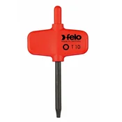 Kljuc dvostrani sa flag ruckom Felo TORX TX10 x 40 35811050
