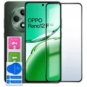 shumee Kaljeno steklo za Oppo Reno 12 F | 12 FS 5G celozaslonski 5D steklo
