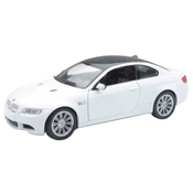 Metalni autic Newray - BMW 3 Coupe, bijeli, 1:24