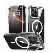 ESR ESR KLASIČNO HIBRIDNO STOJALO HALOLOCK MAGSAFE IN KALJENO STEKLO ZA IPHONE 16 PRO, PROZORNO