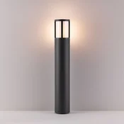 Deko-Light Luč za osvetlitev poti Facado II, višina 65 cm, okrogla, temno siva/opal - temno siva, opal - Aluminij
