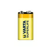 Varta 2022 - 1 kom Cink-ogljikova baterija SUPERLIFE 9V