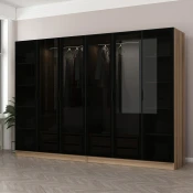Hanah home Ormar Kale 270x210x52cm Sivi