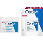 CeraVe Set - Hidratantna krema za lice i tijelo + Punilo, 340 + 454 g