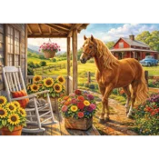 Trefl - Puzzle Konj na kmetiji - 1 000 kosov