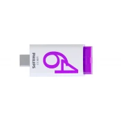PHILIPS USB 64GB USB 3.2 Gen 1 Type C Ljubicasto-Bijelo
