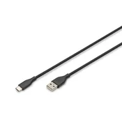 slomart USB-A v USB-C kabel, 60W, 2m - črn