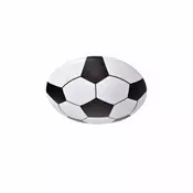 Plafonjerka Ball fi 40cm 18W LED 1080lm 4000K crno/bela Milagro