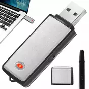 Mini aku. vohunski snemalnik USB ključek diktafon 8GB